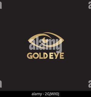 Eye logo design inspiration vector template with isolated background Stock Vector