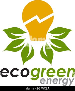 Green ecology icon design vector illustration template Stock Vector