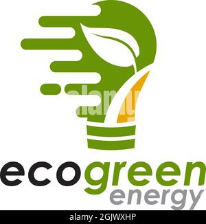 Green ecology icon design vector illustration template Stock Vector