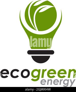 Green ecology icon design vector illustration template Stock Vector
