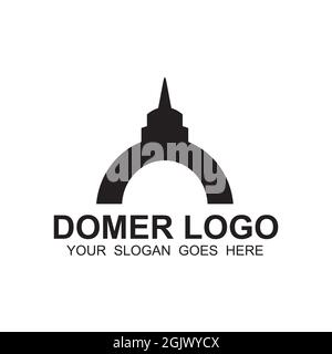 Dome logo icon design inspiration vector template Stock Vector