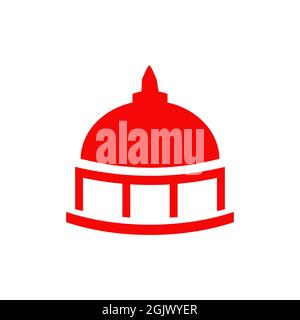 Dome logo icon design inspiration vector template Stock Vector