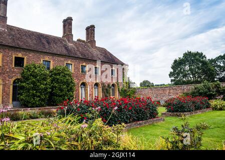 Barrington Court House and Gardens in Somerset. Stock Photo