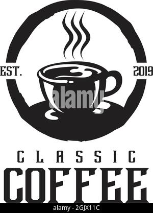 Coffee Shop Logo Icon Template Design Vector Illustration Stock Vector ...
