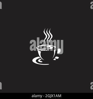 Coffee shop icon logo design inspiration vector illustration template Stock Vector