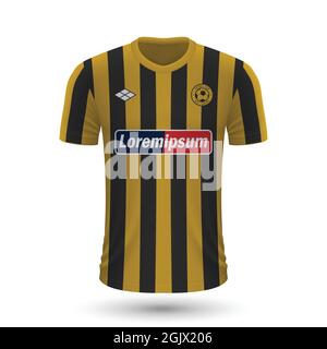 Realistic soccer shirt greece away jersey Vector Image