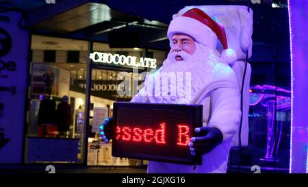 Christmas decorations in Singapore around the Orchard Road Stock Photo