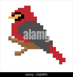 Vector illustration of isolated pixel icon Stock Photo - Alamy