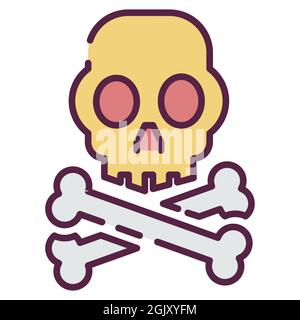Icon Vector of Radiation - Line Cut Style - Simple illustration, Editable stroke, Design template vector, Good for prints, posters, advertisements, an Stock Vector