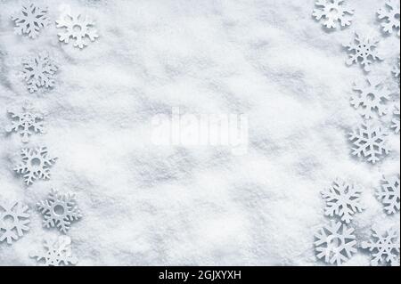Christmas decorations on white background. Holiday concept. Stock Photo
