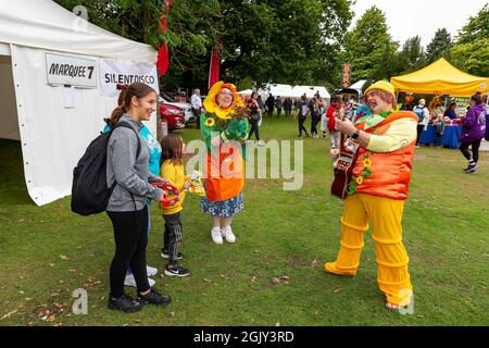Walton Hall and Gardens, Warrington, Cheshire, UK. 12th Sep, 2021. UK - Disability Awareness Day 30th Anniversary Event - the world's largest 'not for profit' voluntary-led disability exhibition Credit: John Hopkins/Alamy Live News Stock Photo