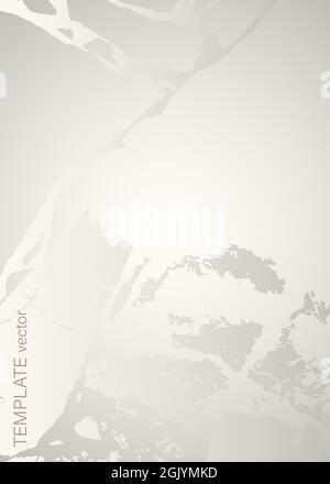 Vertical banner templates with artificial marble lines. The texture of gray marble. Vector Stock Vector