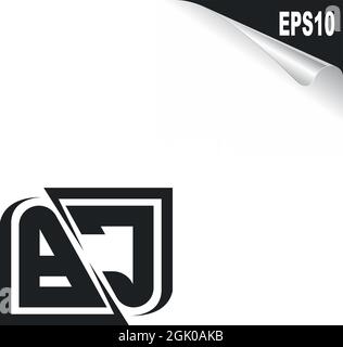 Initial BC logo design with Shape style, Logo business branding. Stock Vector