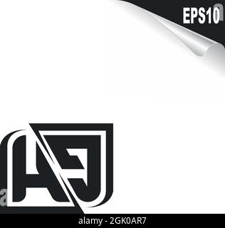 Initial HG logo design with Shape style, Logo business branding. Stock Vector