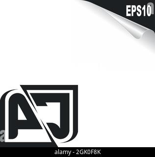 Initial PC logo design with Shape style, Logo business branding. Stock Vector