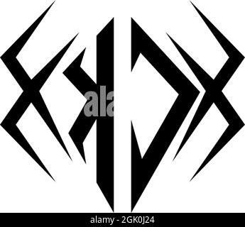 Initial KC logo design with Cool style, Logo business branding. Stock Vector