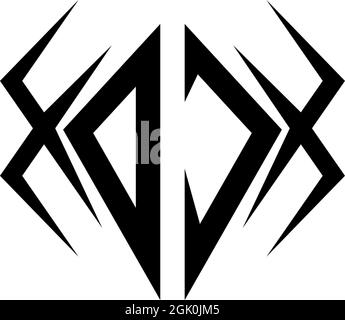 Initial OC logo design with Cool style, Logo business branding. Stock Vector