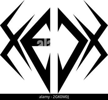 Initial EC logo design with Cool style, Logo business branding. Stock Vector