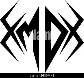 Initial MO logo design with Cool style, Logo business branding. Stock Vector