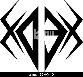 Initial OE logo design with Cool style, Logo business branding. Stock Vector