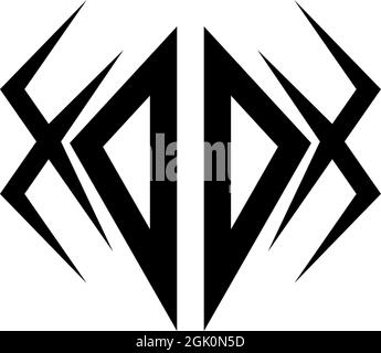 Initial OO logo design with Cool style, Logo business branding. Stock Vector
