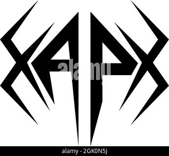 Initial AP logo design with Cool style, Logo business branding. Stock Vector