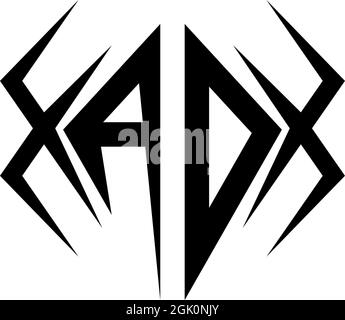 Initial AO logo design with Cool style, Logo business branding. Stock Vector