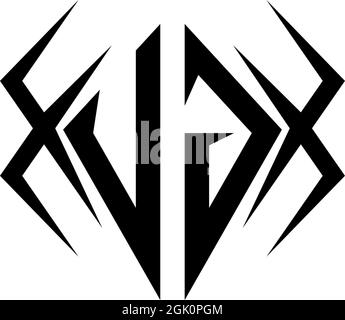 Initial UG logo design with Cool style, Logo business branding. Stock Vector