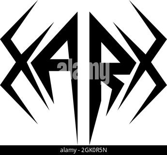 Initial AR logo design with Cool style, Logo business branding. Stock Vector