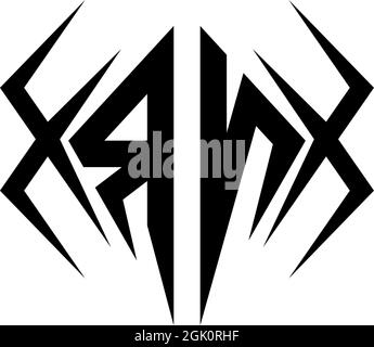 Initial RN logo design with Cool style, Logo business branding. Stock Vector