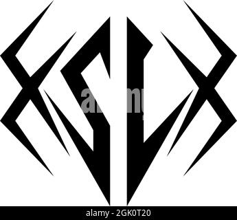 Initial SJ logo design with Cool style, Logo business branding. Stock Vector