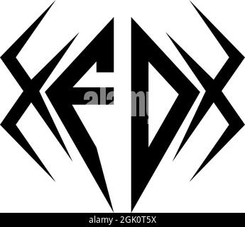 Initial EO logo design with Cool style, Logo business branding. Stock Vector