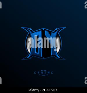 Initial DY logo design, Initial OY logo design with Cool style, Logo for game, esport, initial gaming, community or business. Stock Vector