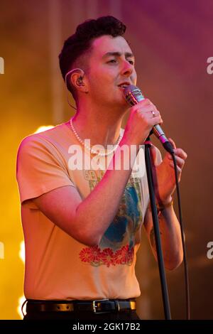 Glasgow, UK. 12th Sep, 2021. PICTURED: Joesef plays the King Tuts stage at the TRNSMT live music outdoor festival in Glasgow. Credit: Colin Fisher/Alamy Live News Stock Photo