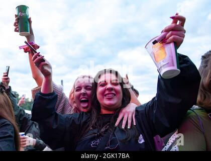 Glasgow, UK. 12th Sep, 2021. PICTURED: Joesef plays the King Tuts stage at the TRNSMT live music outdoor festival in Glasgow. Credit: Colin Fisher/Alamy Live News Stock Photo