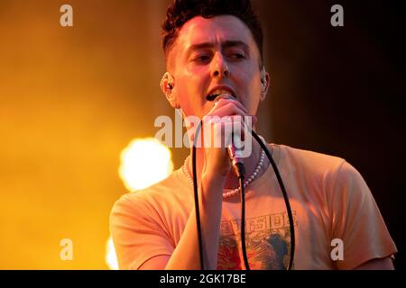 Glasgow, UK. 12th Sep, 2021. PICTURED: Joesef plays the King Tuts stage at the TRNSMT live music outdoor festival in Glasgow. Credit: Colin Fisher/Alamy Live News Stock Photo