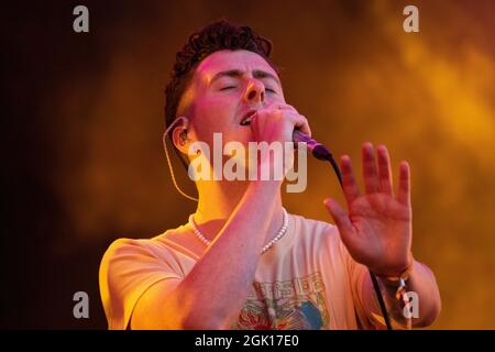 Glasgow, UK. 12th Sep, 2021. PICTURED: Joesef plays the King Tuts stage at the TRNSMT live music outdoor festival in Glasgow. Credit: Colin Fisher/Alamy Live News Stock Photo