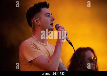 Glasgow, UK. 12th Sep, 2021. PICTURED: Joesef plays the King Tuts stage at the TRNSMT live music outdoor festival in Glasgow. Credit: Colin Fisher/Alamy Live News Stock Photo