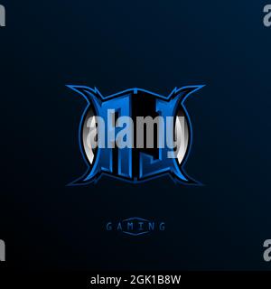 Initial AJ logo design, Initial AJ logo design with Cool style, Logo for game, esport, initial gaming, community or business. Stock Vector