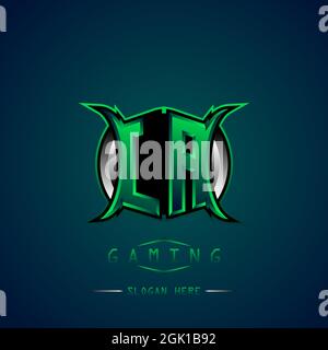 LA Initial Logo Design Cool style, Logo for game, esport, initial gaming, community or business. Stock Vector