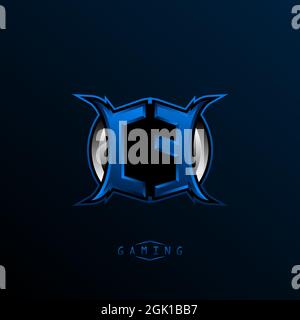 Initial CE logo design, Initial CE logo design with Cool style, Logo for game, esport, initial gaming, community or business. Stock Vector
