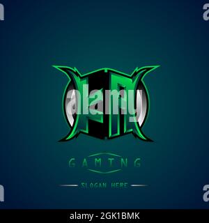 KA Initial Logo Design Cool style, Logo for game, esport, initial gaming, community or business. Stock Vector