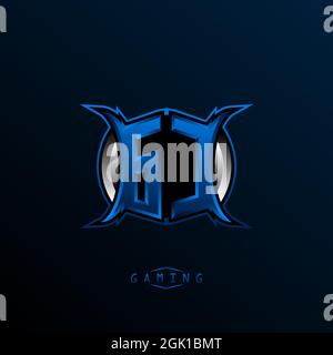 Initial GC logo design, Initial GC logo design with Cool style, Logo for game, esport, initial gaming, community or business. Stock Vector