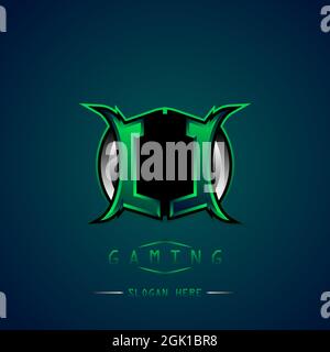 LL Initial Logo Design Cool style, Logo for game, esport, initial gaming, community or business. Stock Vector