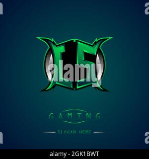 LS Initial Logo Design Cool style, Logo for game, esport, initial gaming, community or business. Stock Vector