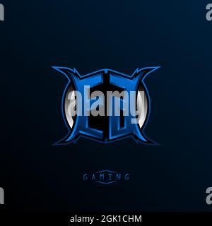 Initial EG logo design, Initial EG logo design with Cool style, Logo for game, esport, initial gaming, community or business. Stock Vector