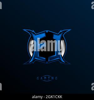 Initial EL logo design, Initial EL logo design with Cool style, Logo for game, esport, initial gaming, community or business. Stock Vector