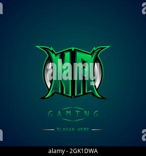 NA Initial Logo Design Cool style, Logo for game, esport, initial gaming, community or business. Stock Vector