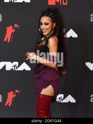Doja Cat attends the 2021 MTV Video Music Awards at Barclays Center on