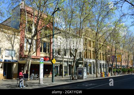 Temple Bar and Lounge at 52 S 1st Street between E Santa Clara Street and E San Fernando Street in downtown San Jose, California CA, USA. Stock Photo